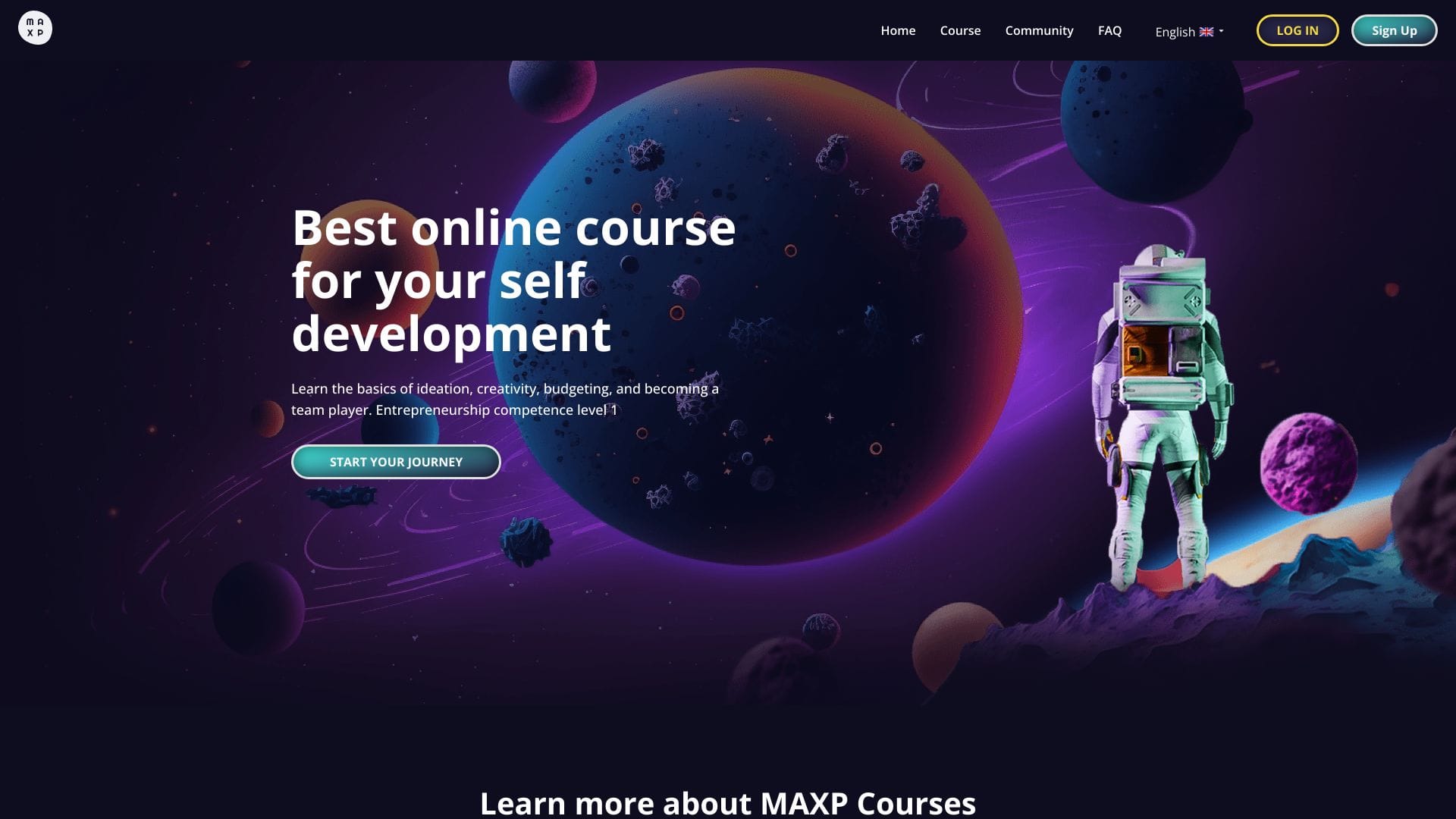 MAXP Universe logo