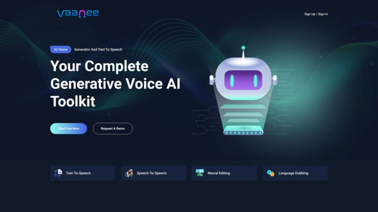 New Vaanee AI AI Tool Review