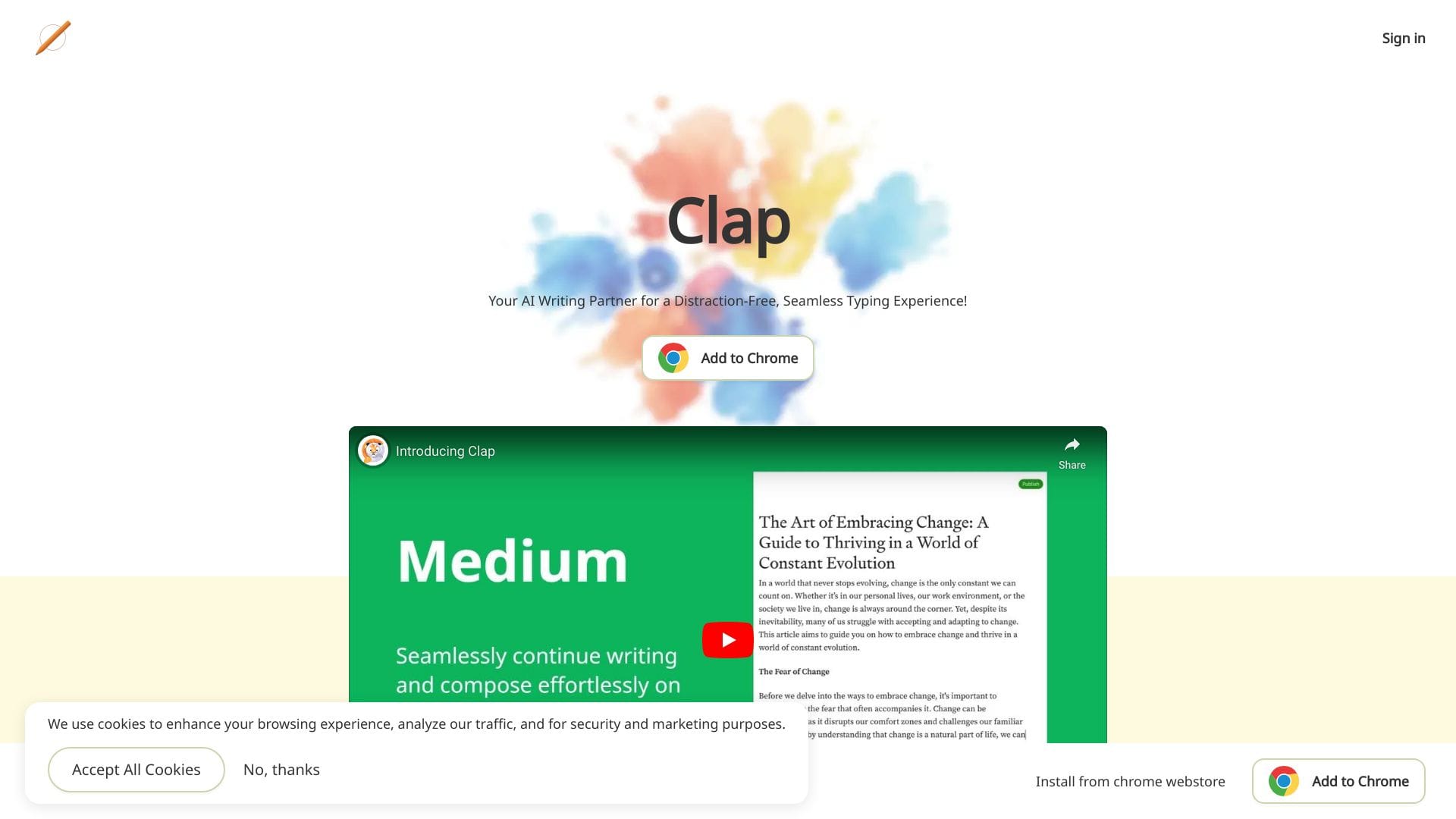 Clap logo