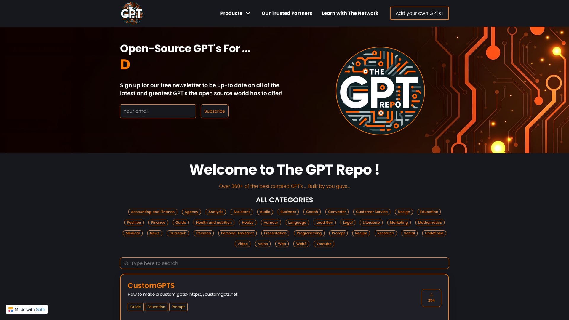 The GPT Repo logo