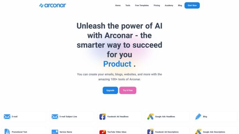 Smart Arconar AI Tool Review