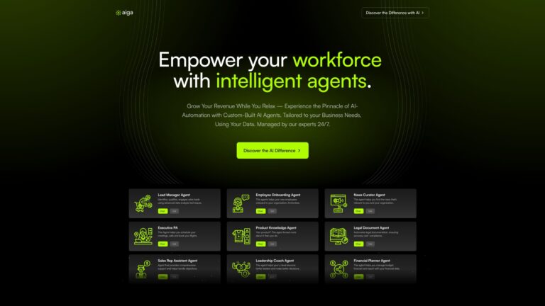 Powerful AIga Agency AI Tool Review