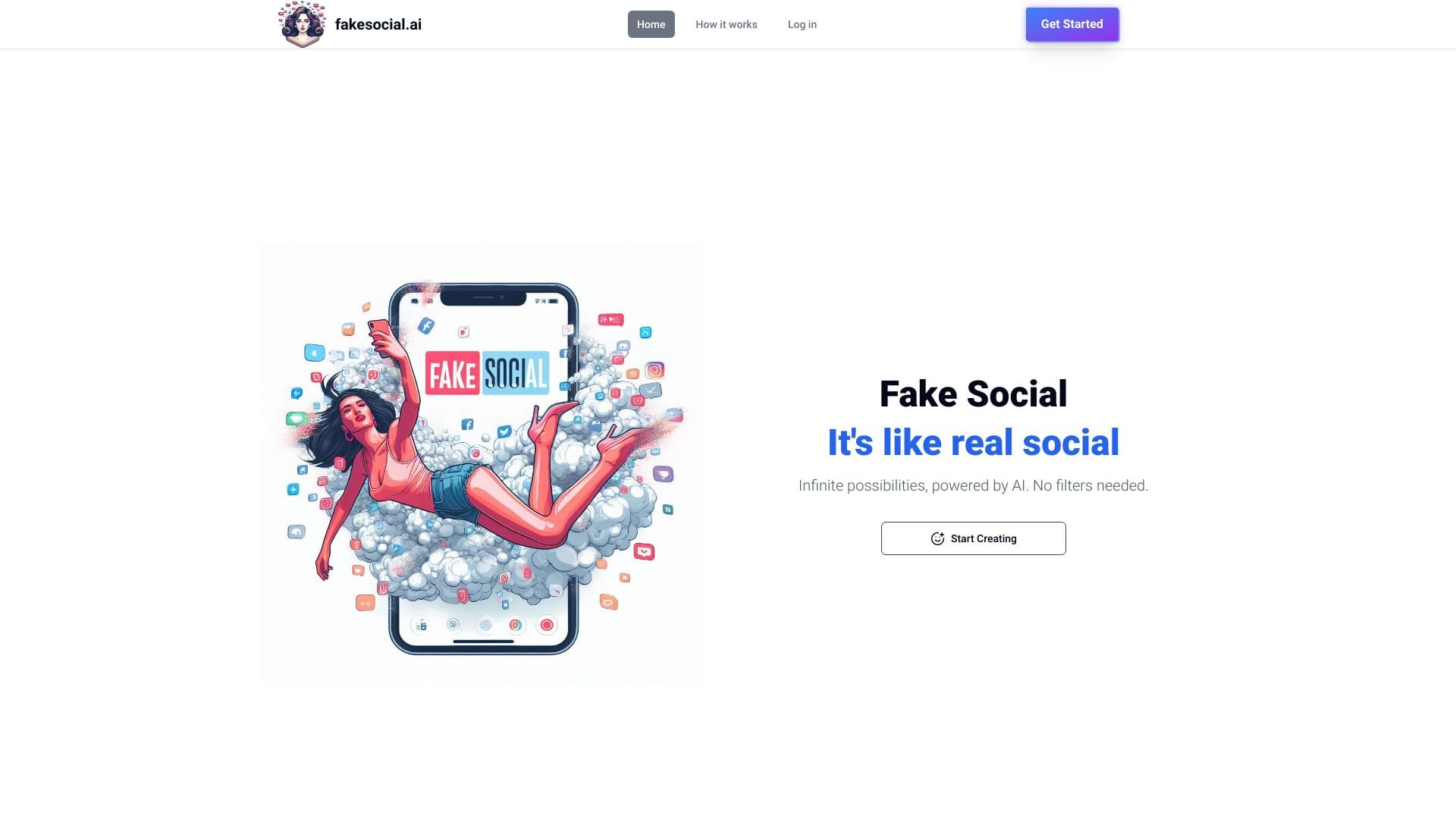 Fake Social logo