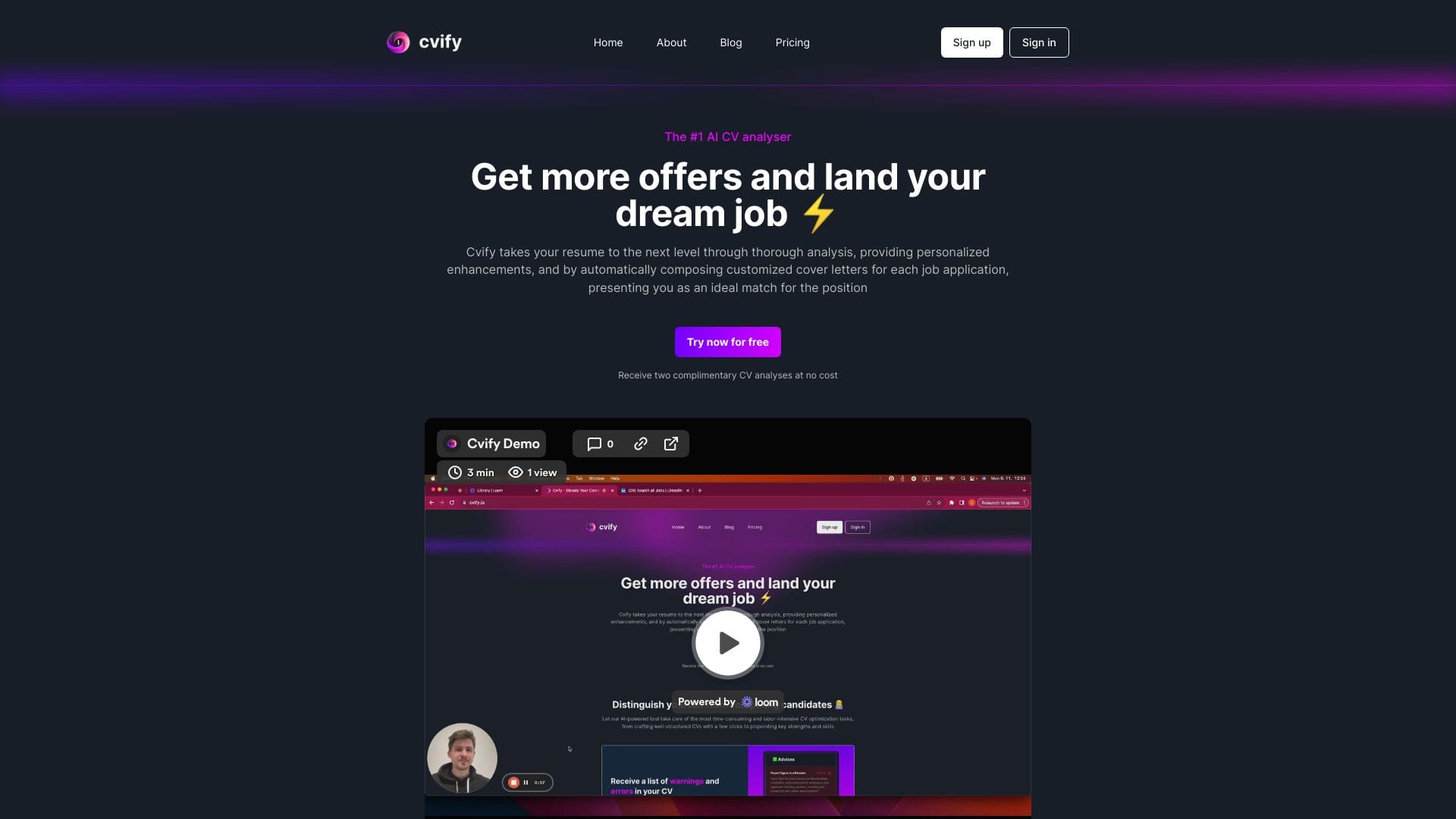 Cvify logo