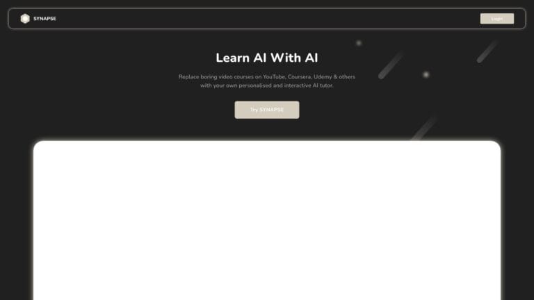 Powerful Synapse AI Tool Review