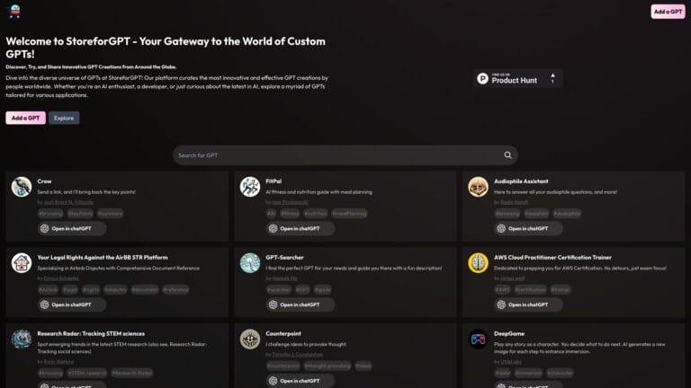 Top Storeforgpt AI Tool Review