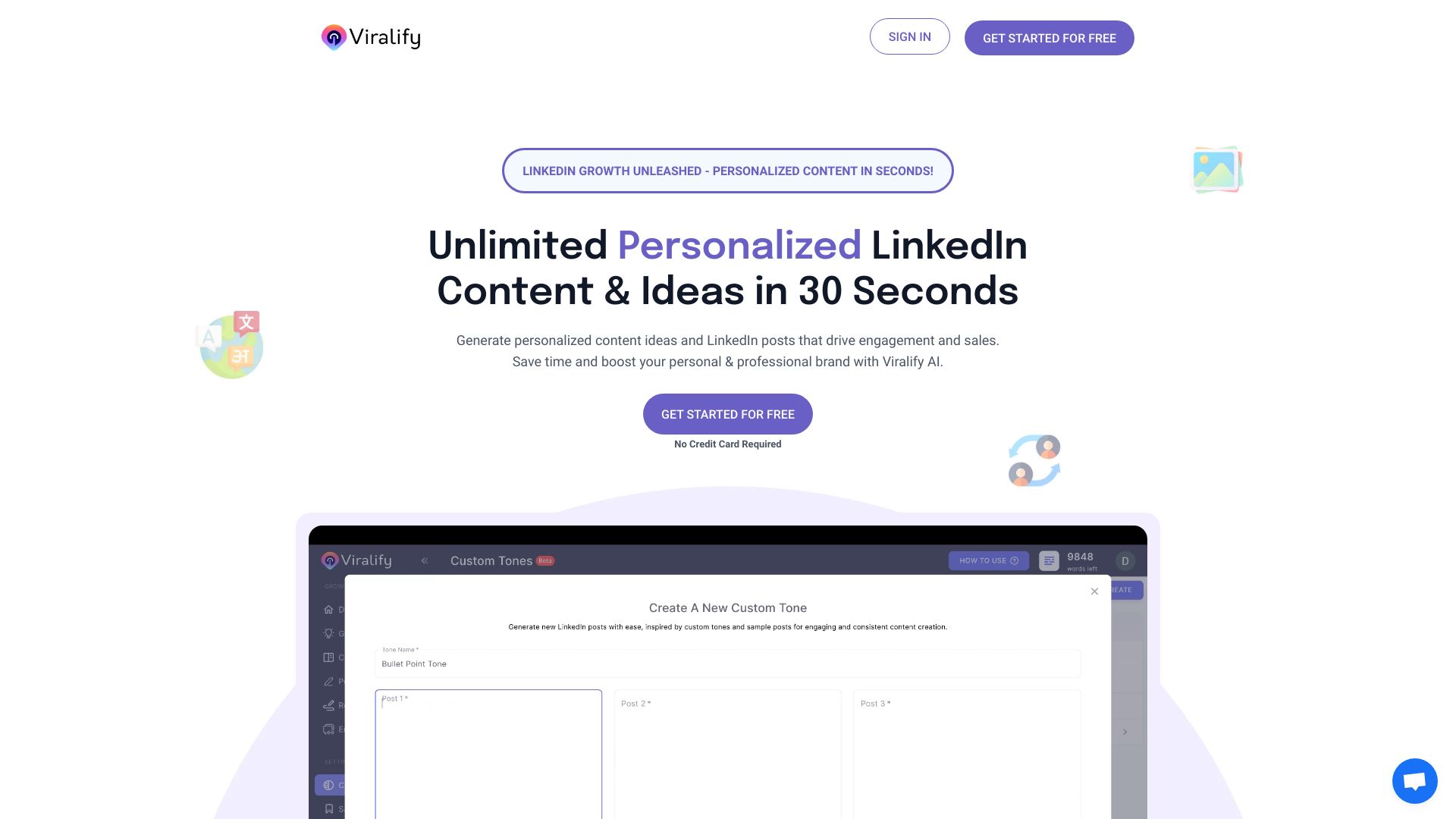 Viralify AI logo