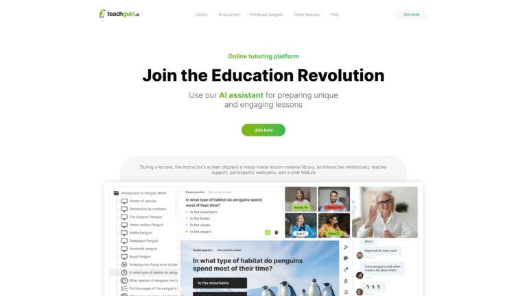 Popular Teachguin AI Tool Review