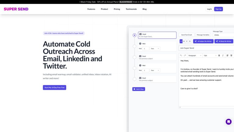 Top Super Send AI Tool Review