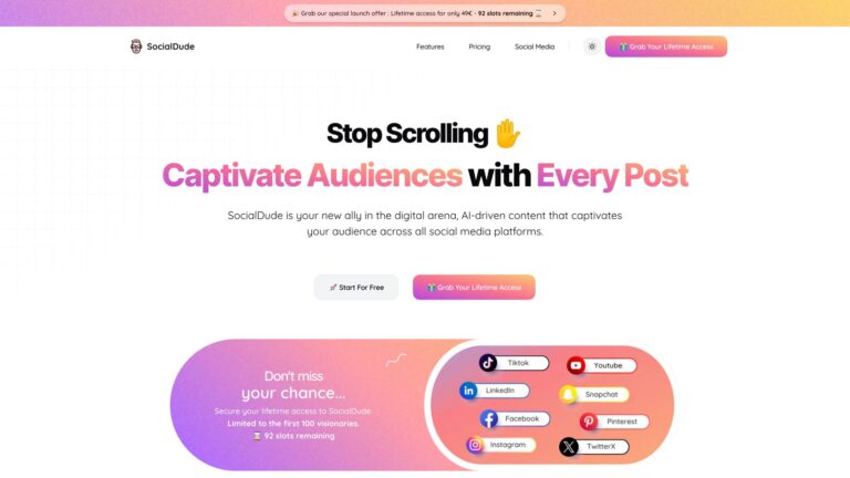 Smart Socialdude AI Tool Review