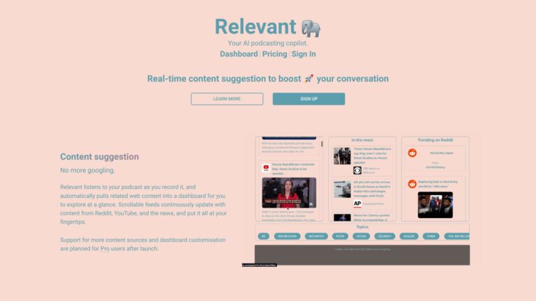 Best Relevant AI Tool Review