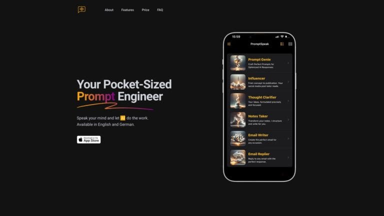Smart Promptspeak.ai AI Tool Review