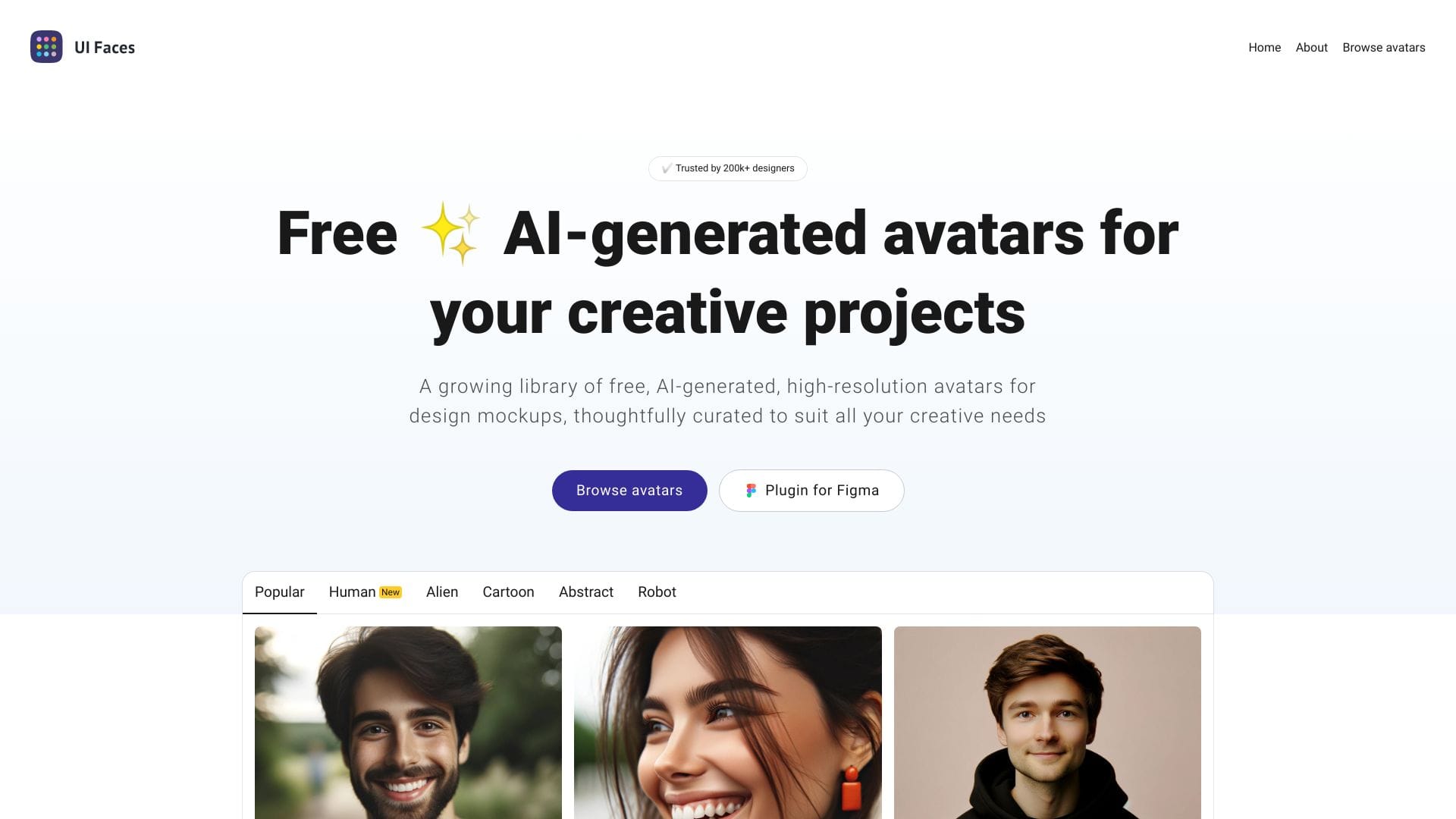 UI Faces logo