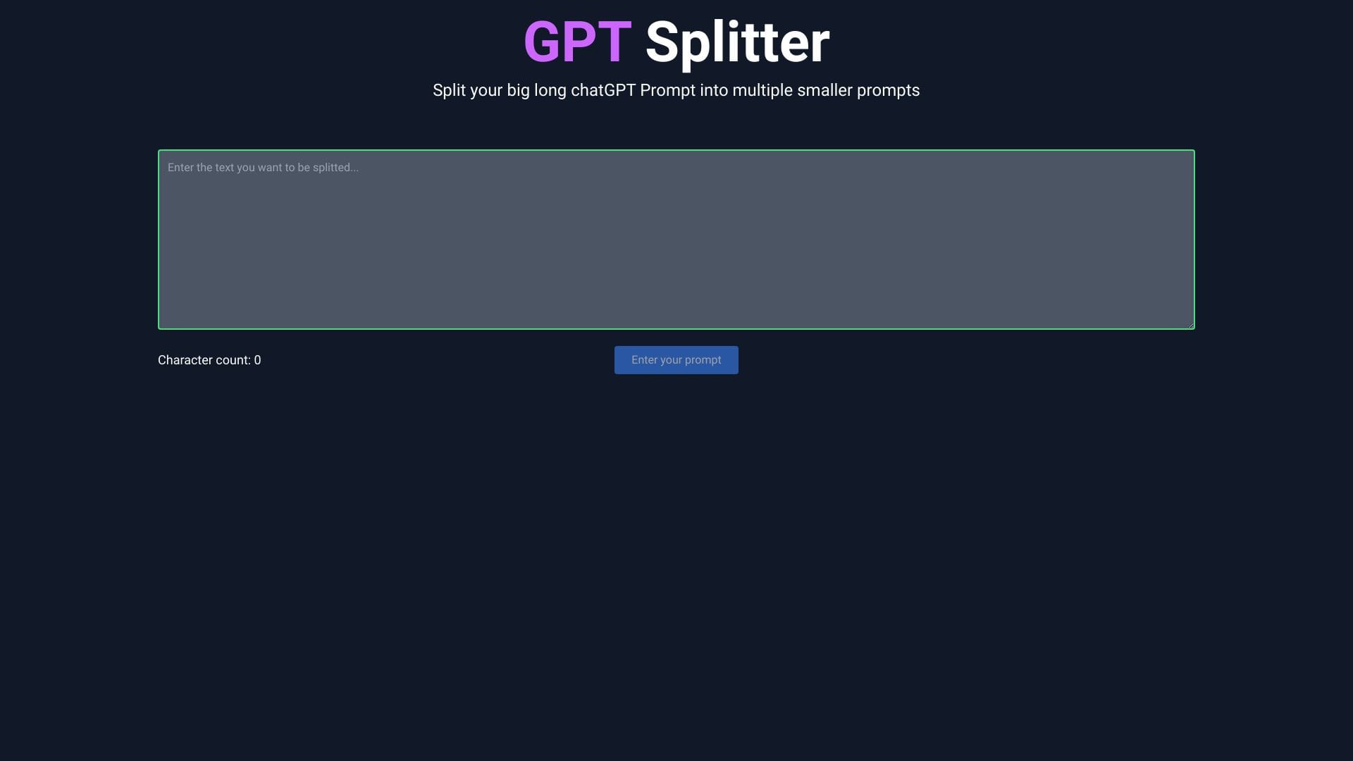 GPT Splitter logo