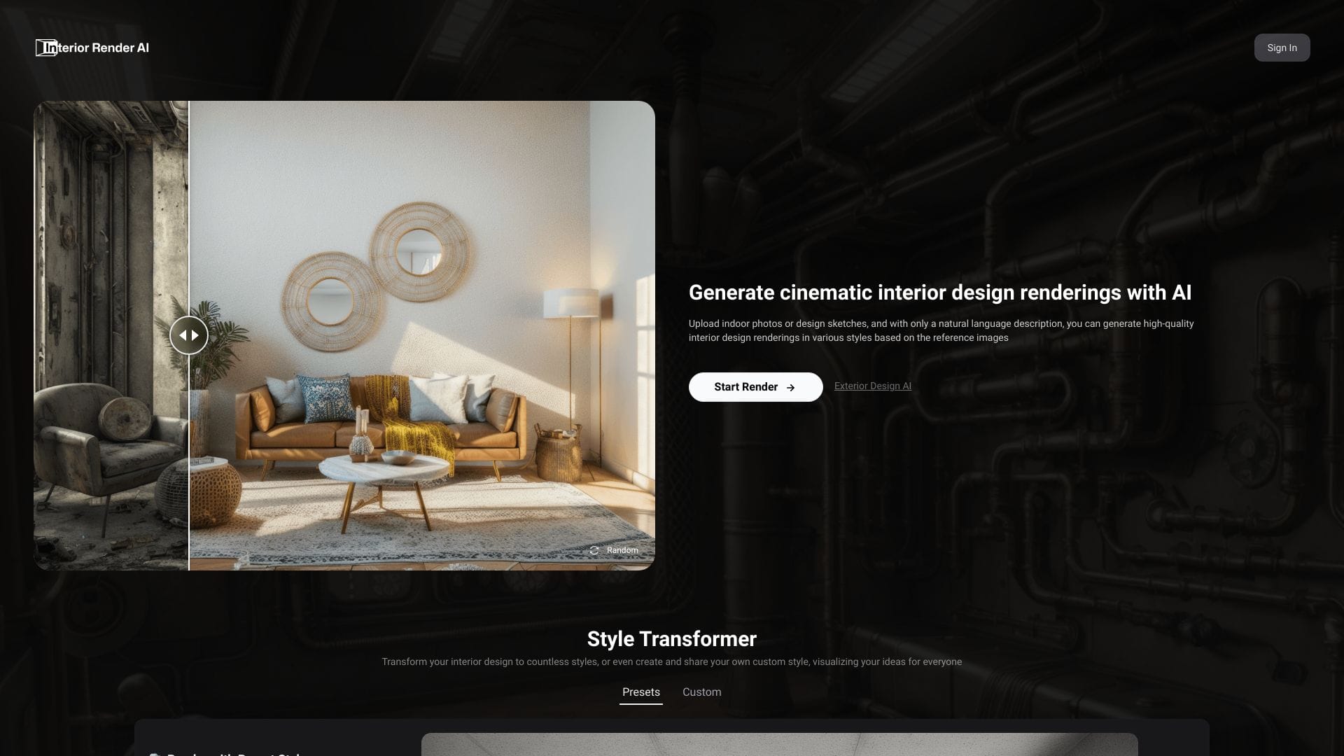 Interior Render AI logo