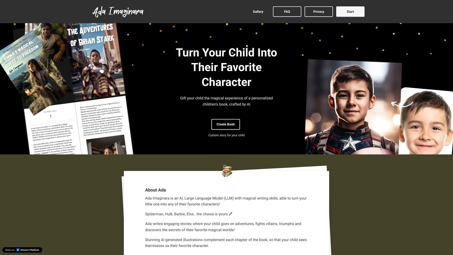 Ada AI Storyteller