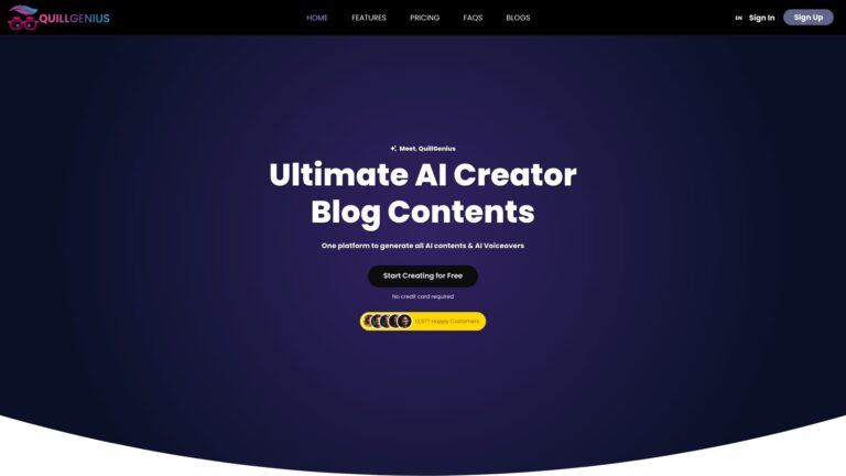 Free Quillgenius AI Tool Review