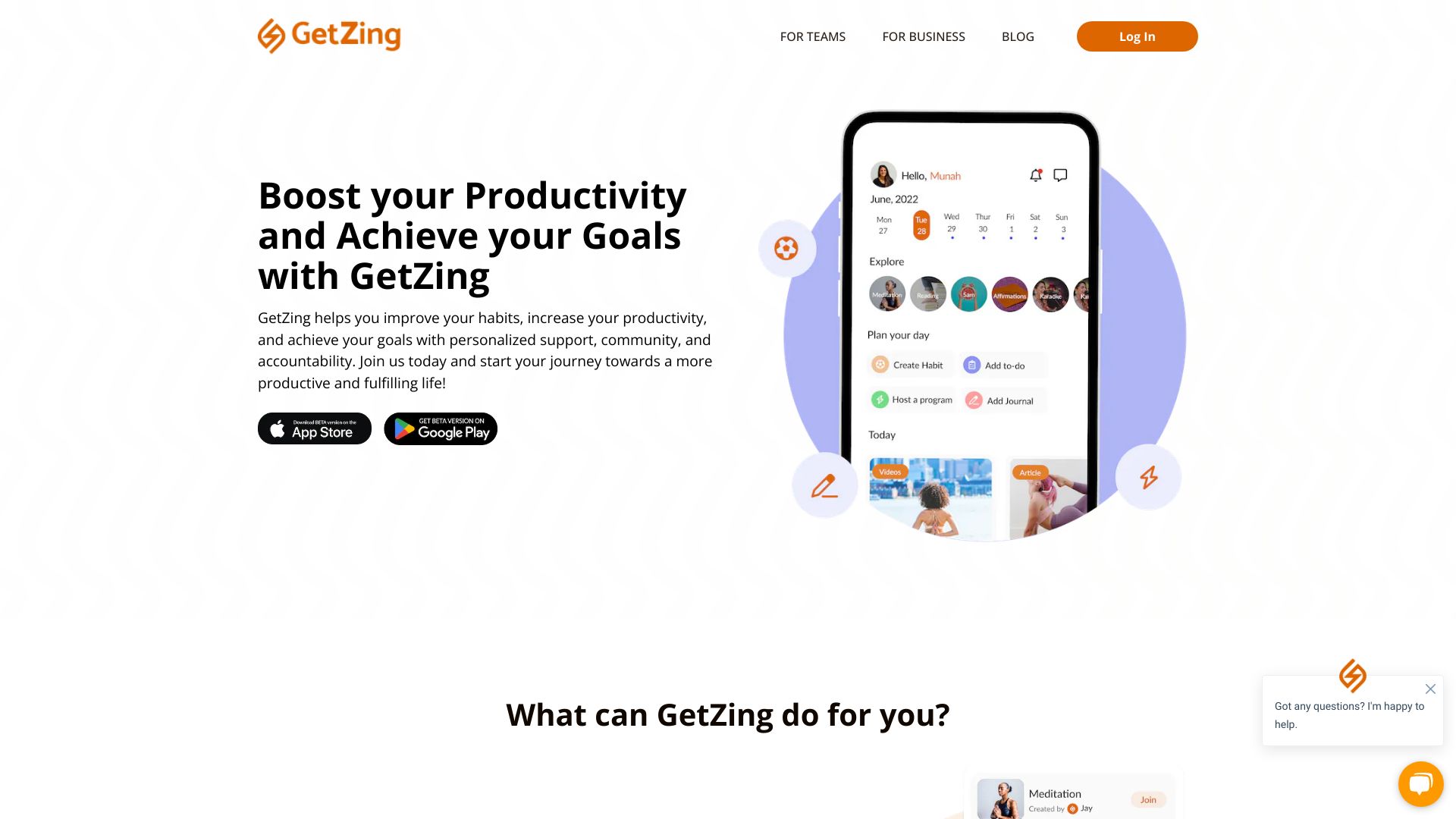 GetZing logo