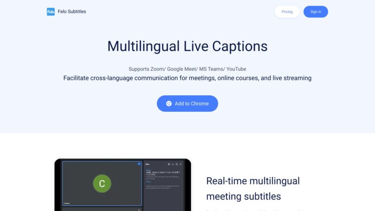 Trending Felo Subtitles AI Tool Review
