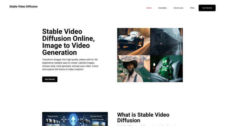 Advanced Stable Video Diffusion AI Tool Review