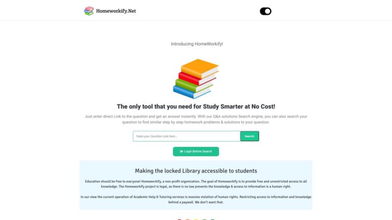 Smart Homeworkify Net AI Tool Review