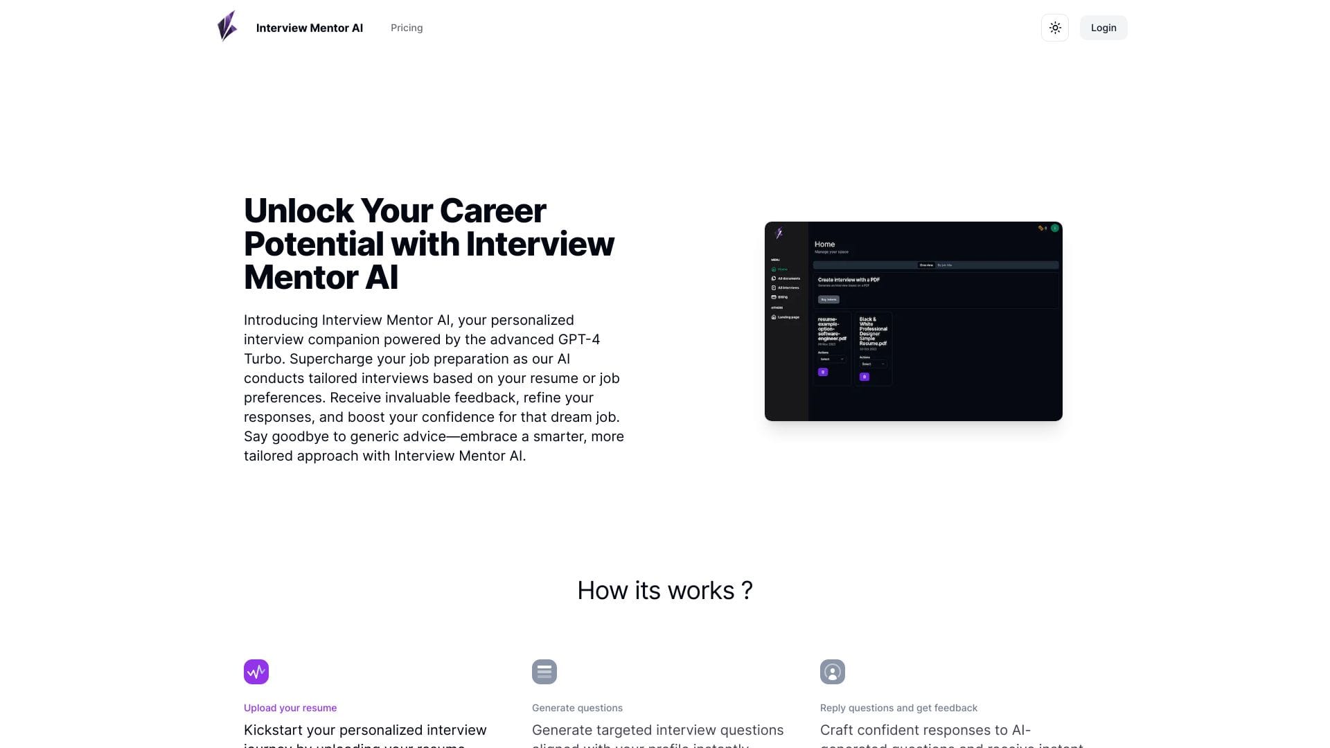Interview Mentor AI logo