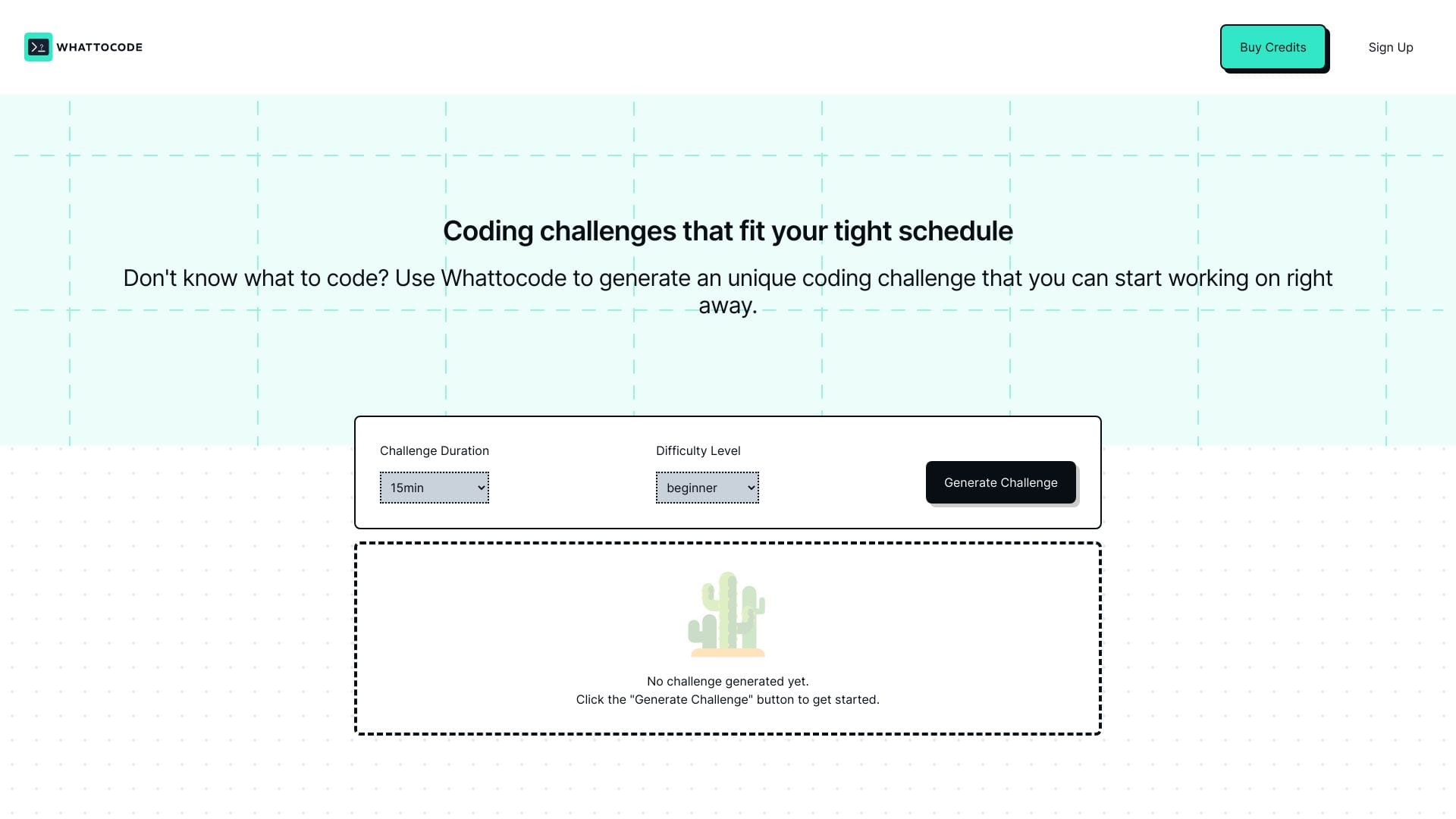 Whattocode logo