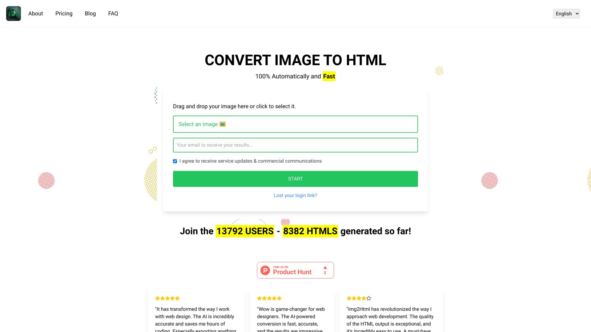 IMG2HTML logo