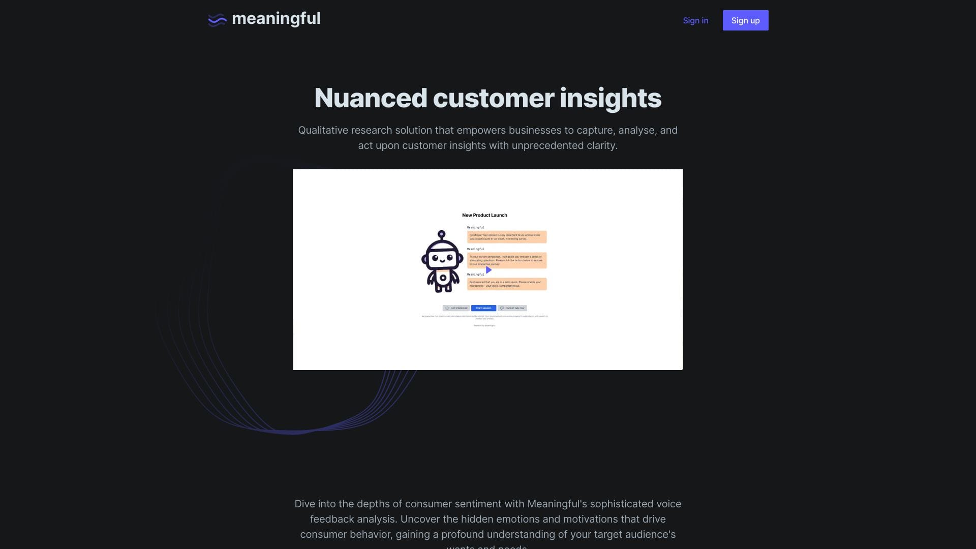 Meaningful logo