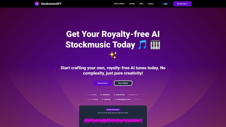 Free Stockmusicgpt AI Tool Review