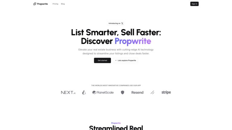 Innovative Propwrite AI Tool Review