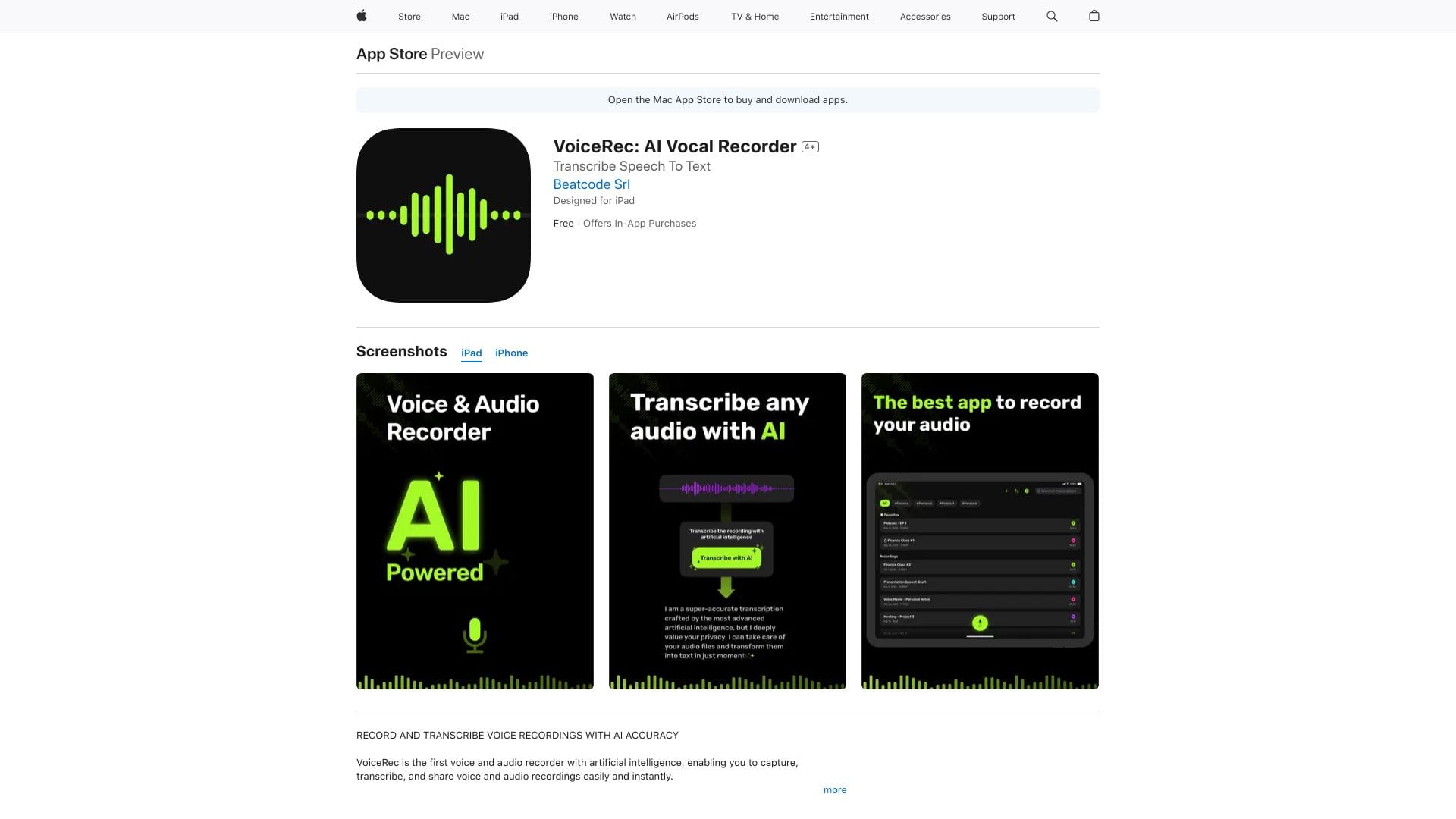 VoiceRec logo