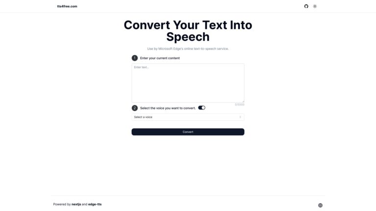 Free Tts4free AI Tool Review