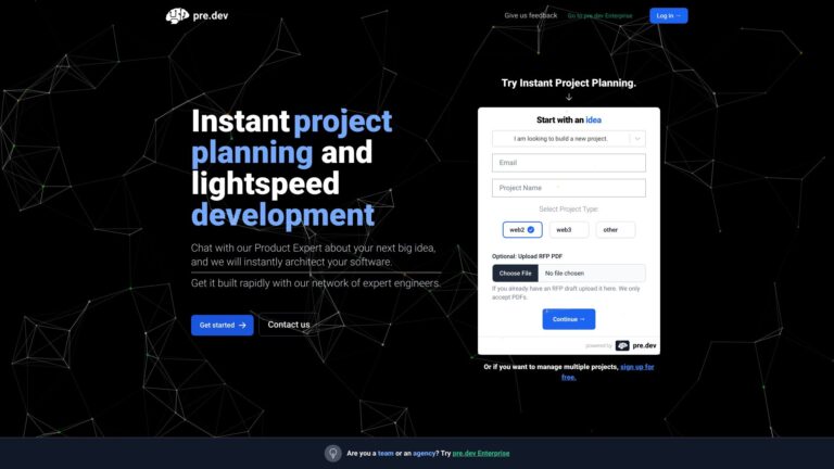 Trending Pre.dev AI Tool Review