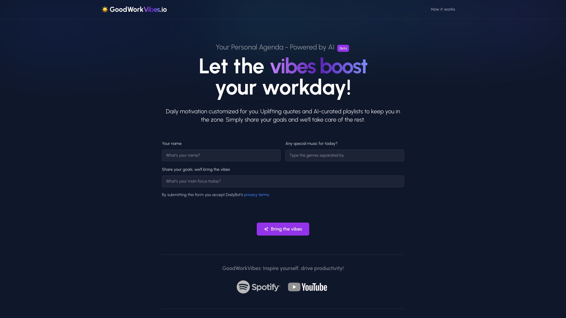 GoodWorkVibes logo