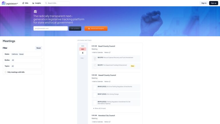 Free Legislatureai AI Tool Review