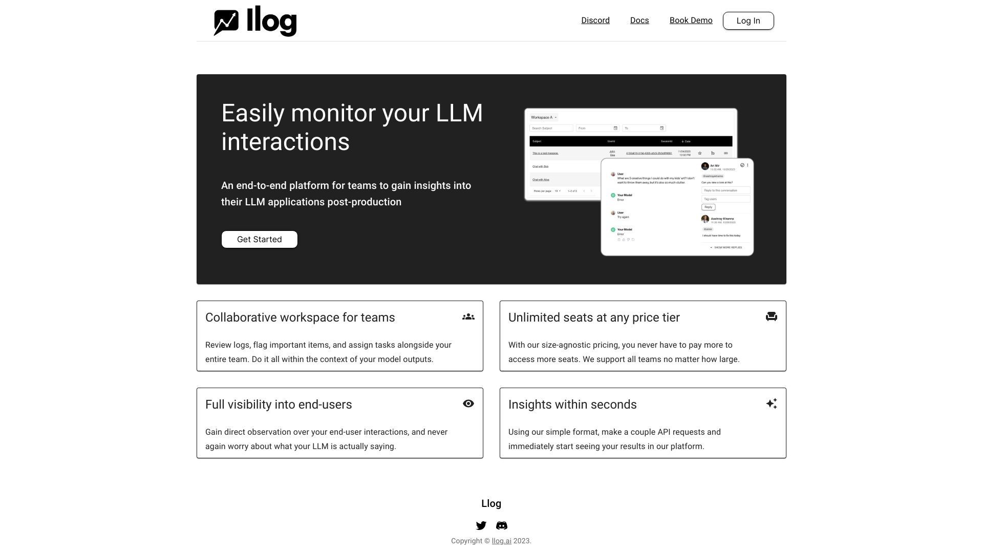 Llog logo
