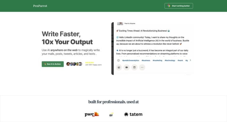 Trending Penparrot AI Tool Review