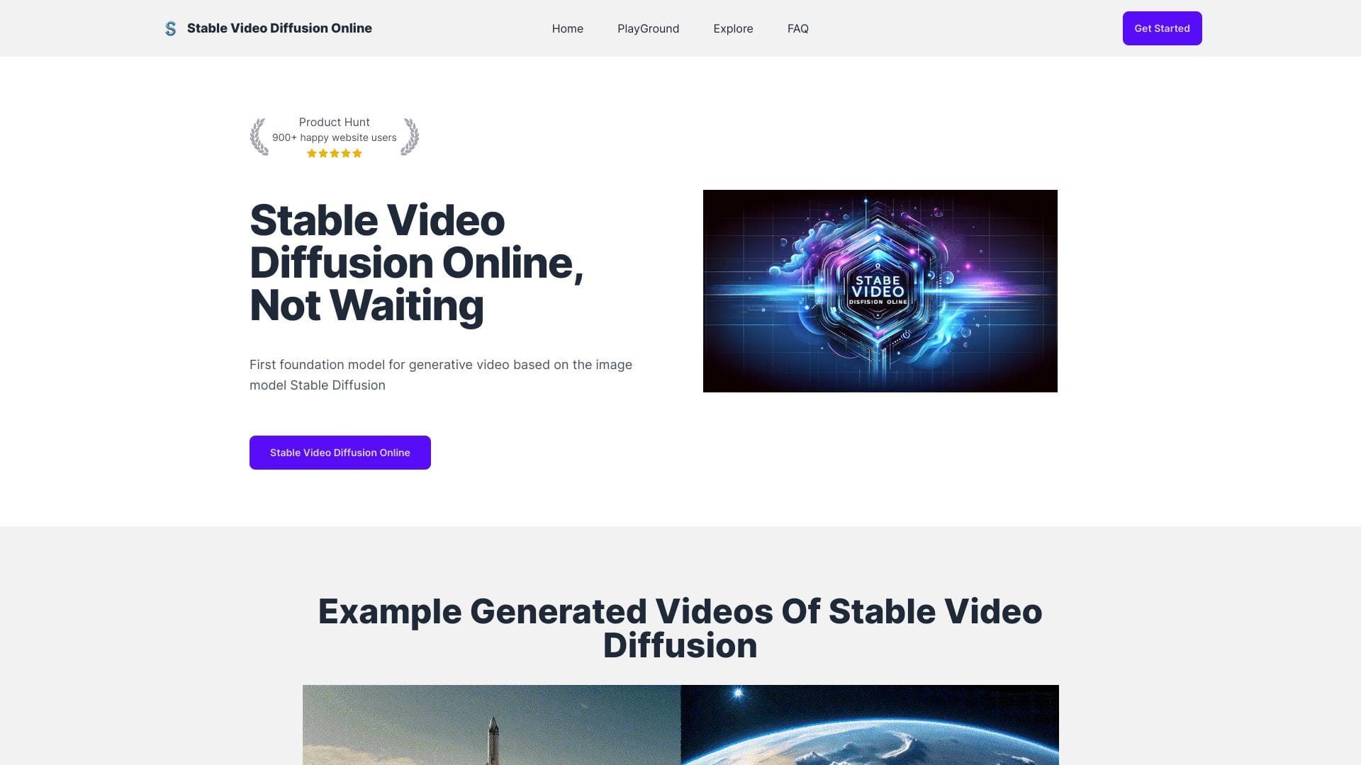 Stable Video Diffusion Online logo