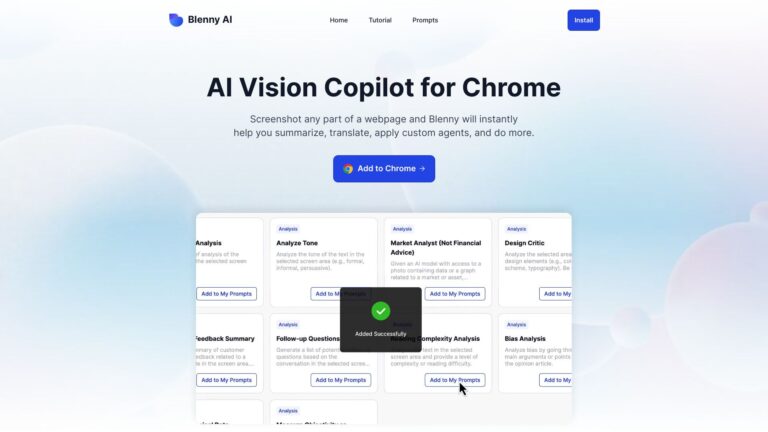 New Blenny AI AI Tool Review