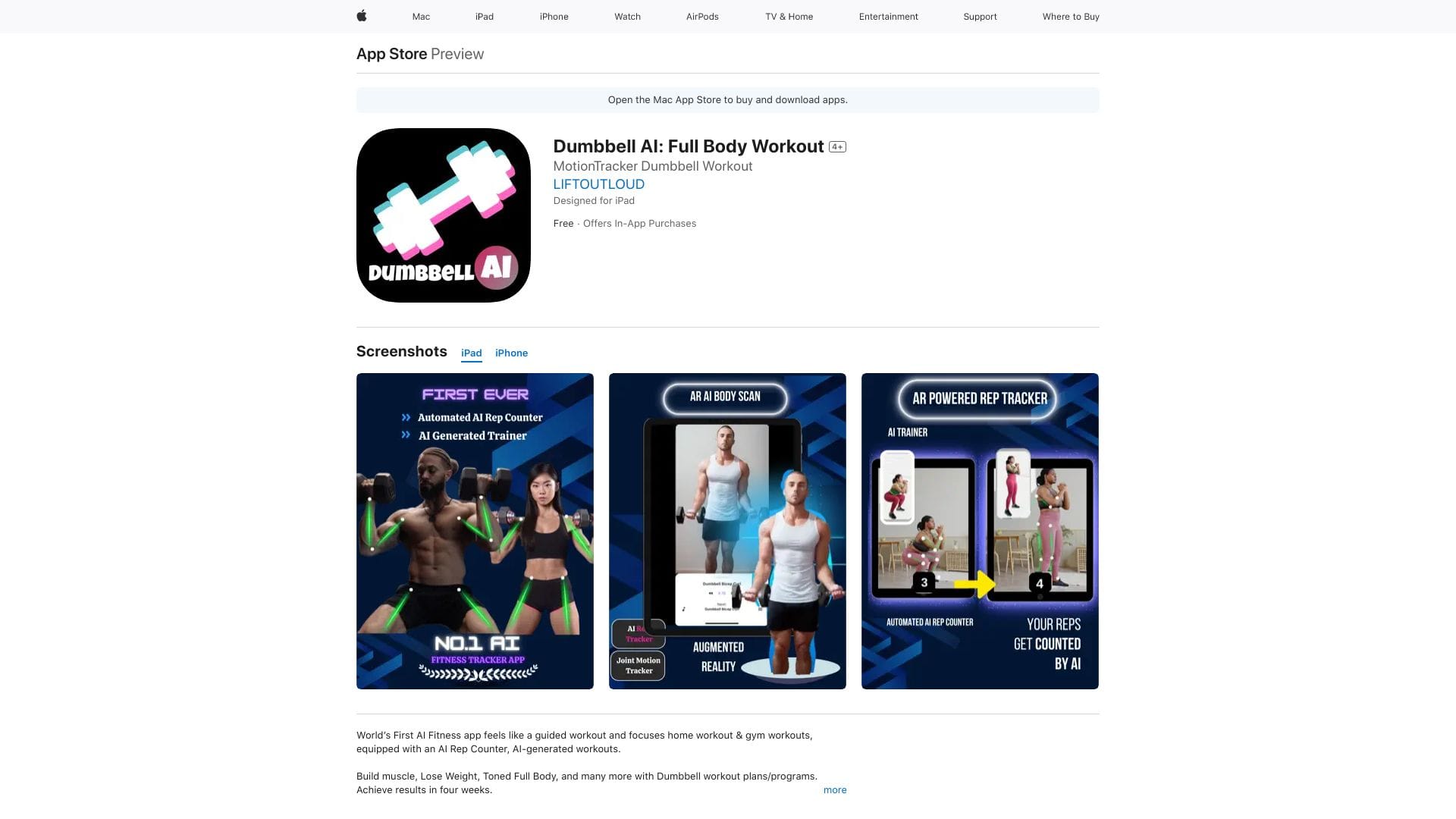 Dumbbell AI logo