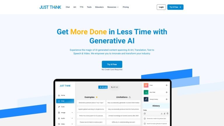 Popular Just Think AI AI Tool Review
