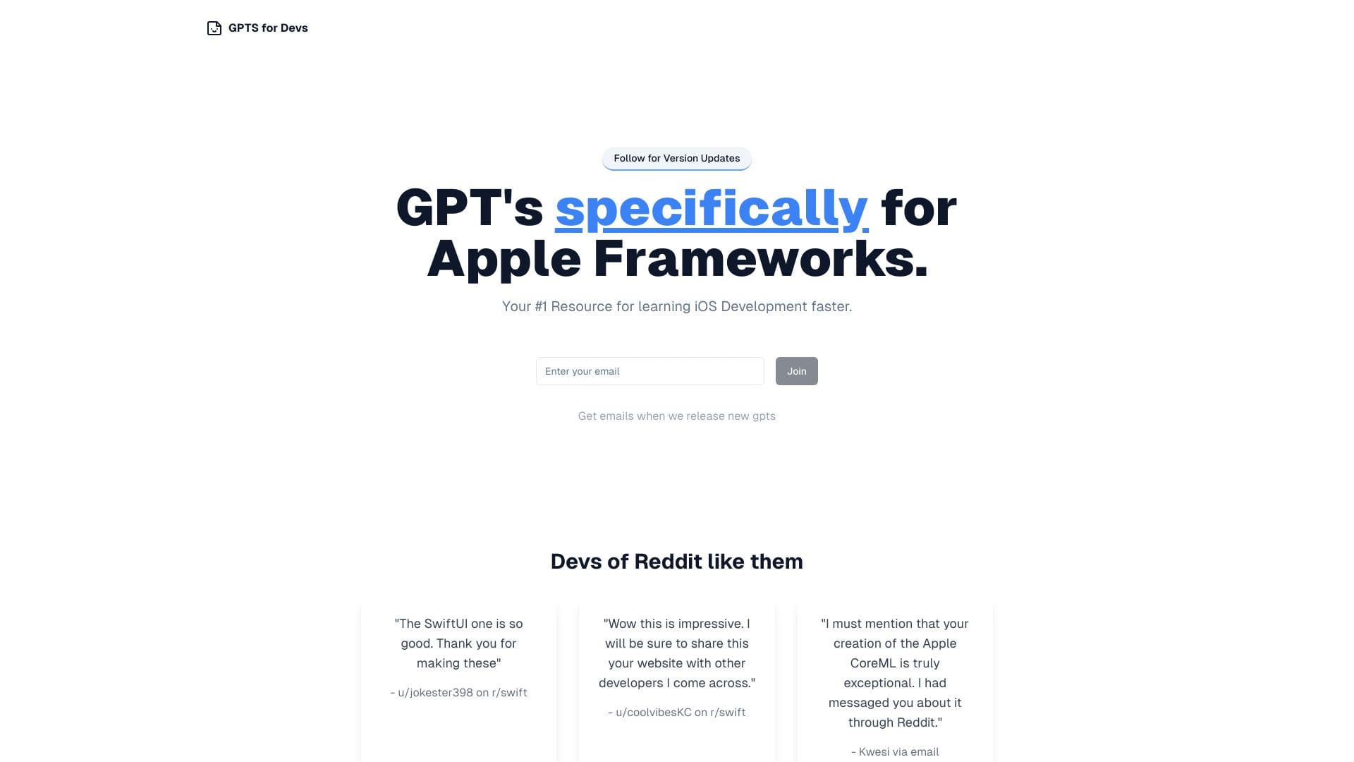 GPTs For Devs logo
