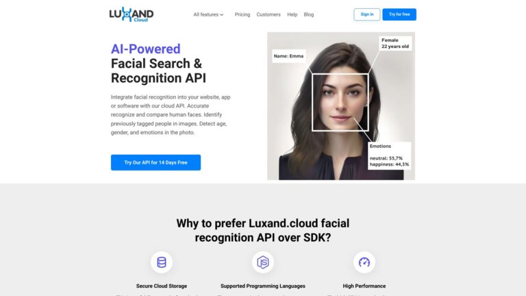 Top Luxand.cloud AI Tool Review