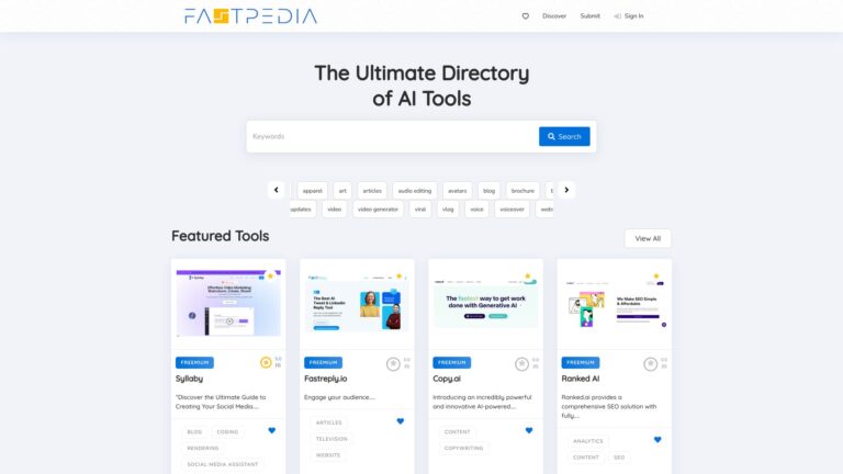 Top Fastpedia AI Tool Review