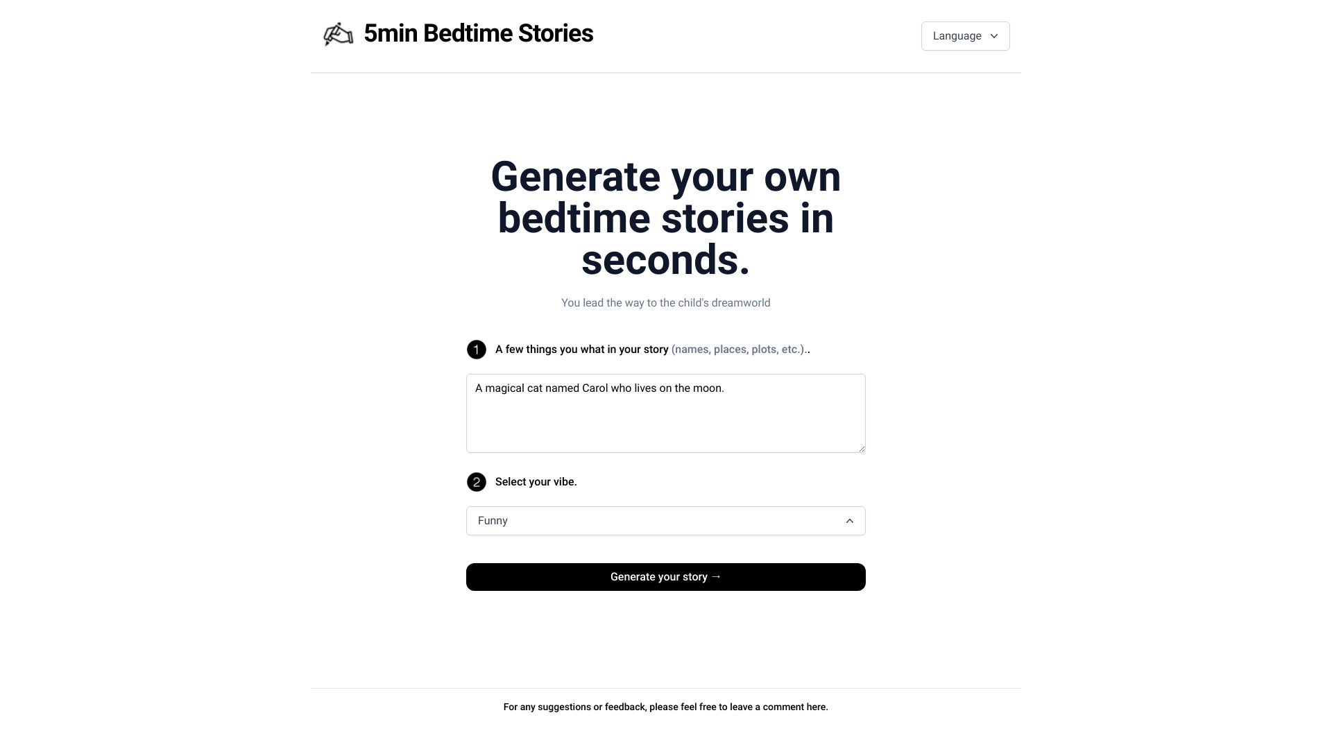 5minute Bedtime Stories logo