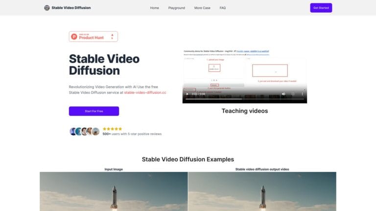 Smart Stable Video Diffusion AI Tool Review