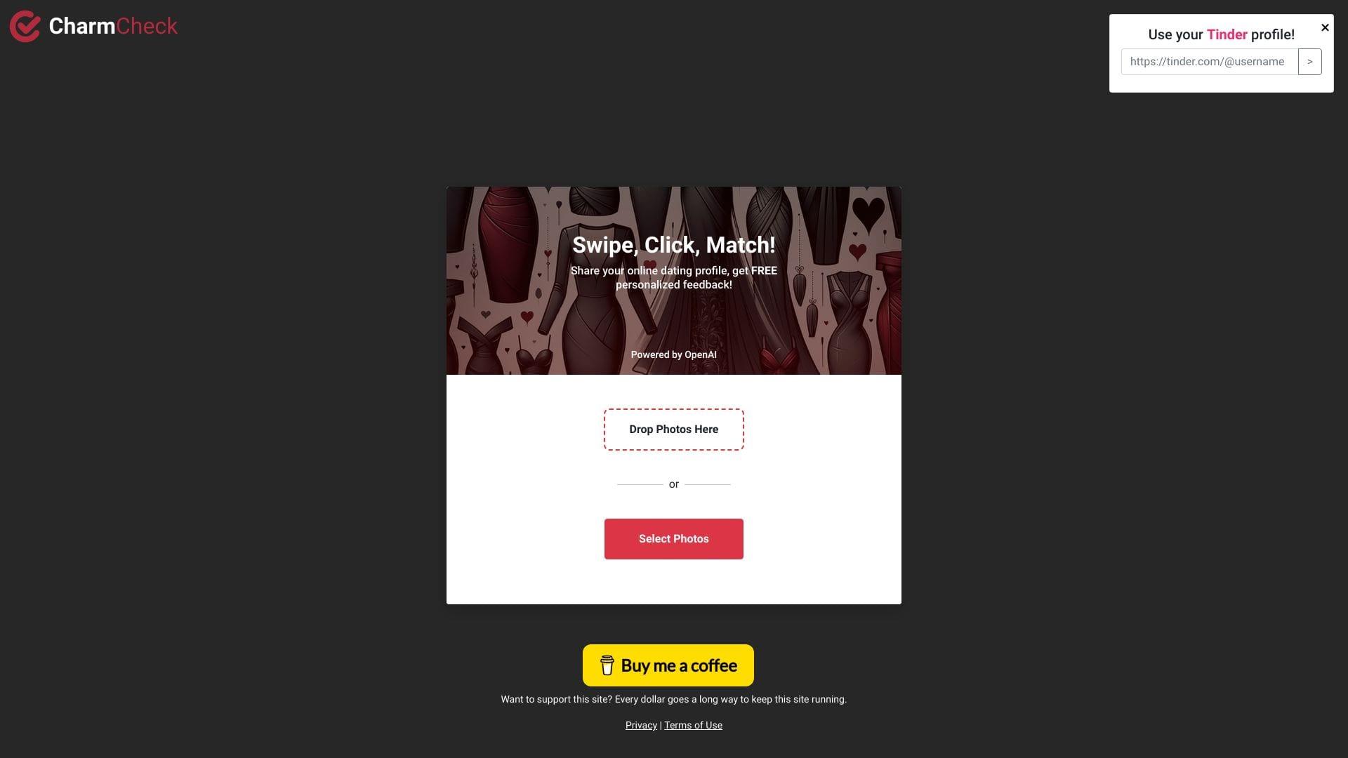 Charm Check logo