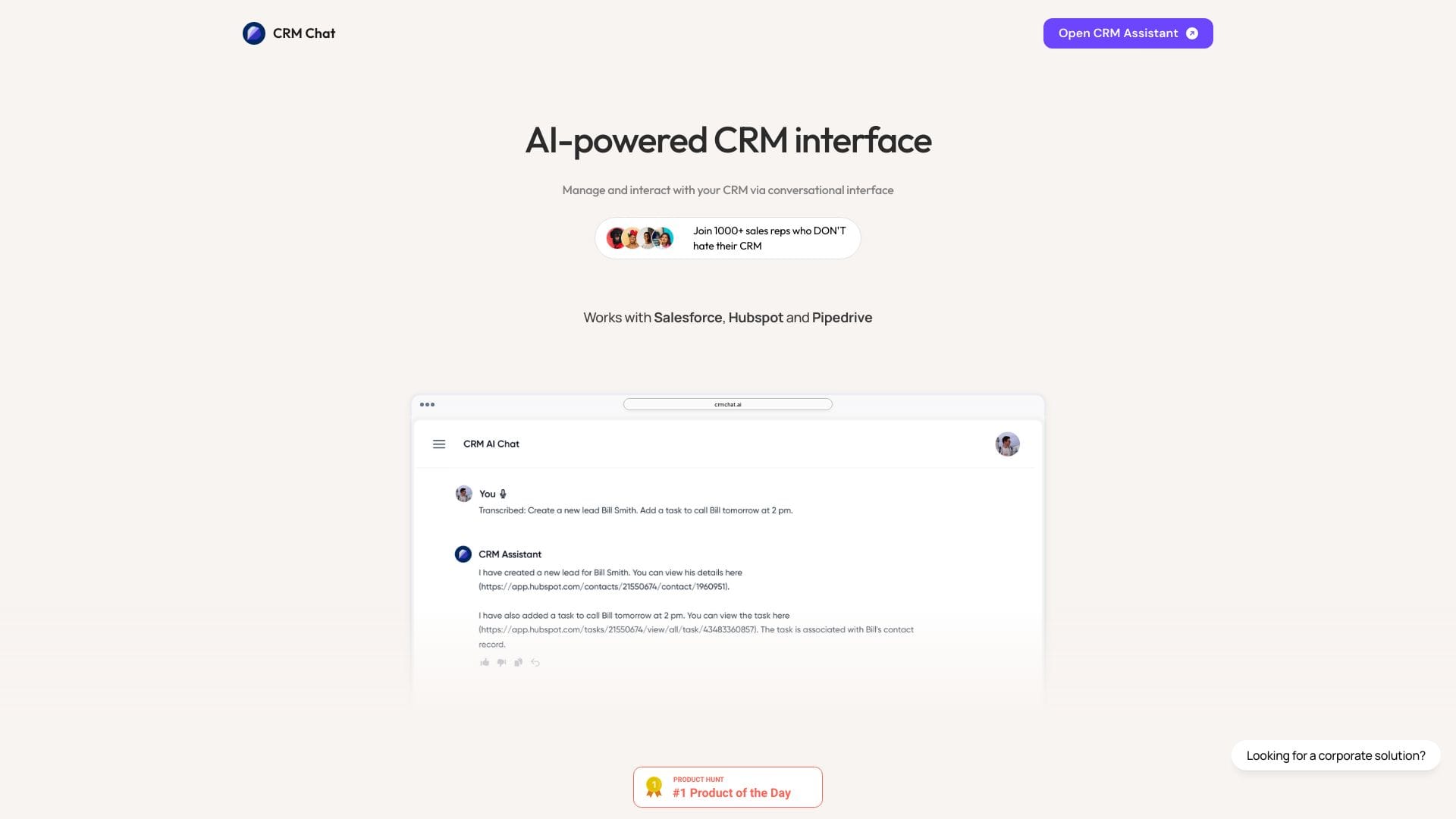 CRM Chat logo