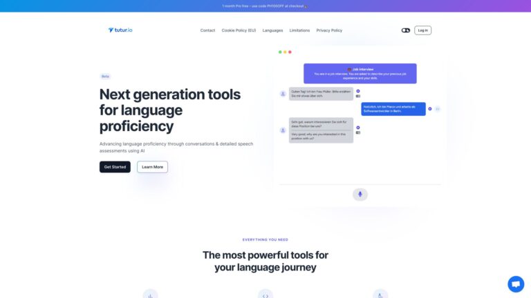 Advanced Tutur AI Tool Review